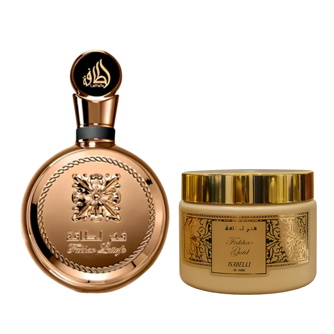 Fakhar Gold Extrait EDP 100ml + Pasta Fakhar Gold 200g