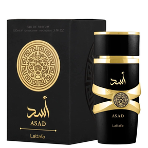 Kit Asad Lattafa 100ml + Creme Hidratante 200ml