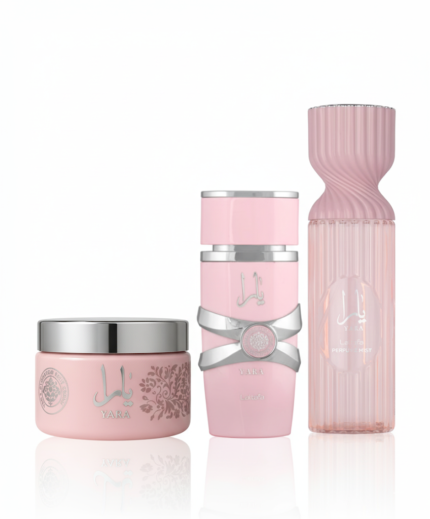 Yara EDP 100ml + Pasta Corporal 200g + Névea Corporal 200ml
